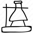 flask, chemistry, experiment, laboratory