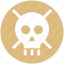 danger, defender, lock, protection, security, skull, wanted