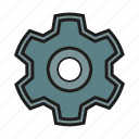 cog, gear, seo, settings, sprocket icon