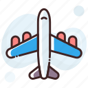 aeroplane, airliner, airplane, flight, plane