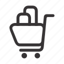 bag, basket, buy, cart, pay, shop, shopping