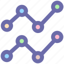 connect, diagram, graph, points, status