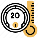 degree, intelligent, measurement, temperature, thermometer