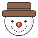 christmas, holiday, snow, snowman, winter, xmas