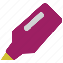 highlight, marker, note, office, pen, tool, tools