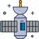 orbital, station, radar, satellite, satellite station, space station, transmitter