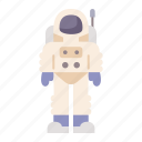 astronaut, cosmonaut, space, man, people