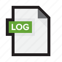 log, log file, list, records