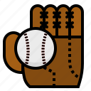 ball, baseball, competition, game, glove, soft, sport