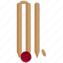 ball, cricket, sport, stumps