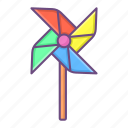 windmill, paper, turbine, pinwheel, toy