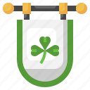 saint, patrick, shamrock, clover, flags, flag