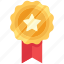 achievement, award, badge, star 