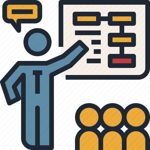 Discussion, meeting, presentation, teaching, training icon - Download on Iconfinder