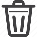 bin/tub, bucket, container, delete, delete key, empty, full, garbage, garbage bin, garbage can, recycle bin, recycling, trash