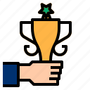 award, success, trophy