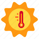 celsius, hot, summer, thermometer, weather