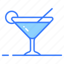 martini, summer, drink, juice, lemonade, beverage, glass