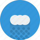 cloud, cloudy, rain, rainy, water, weather icon