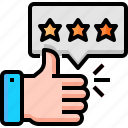 feedback, rating, hand, thumbs, up, like