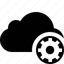 cloud, network, settings, storage, weather