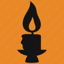 candle, candlestick, celebration, fire, flame, halloween, holiday