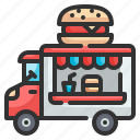 truck, food, delivery, trucking, transportation