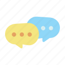 bubble, chat, communication, message, support