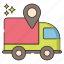 delivery, tracking, shipping, vehicle 