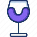 drink, glass, goblet icon, wine, wine glass