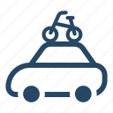 bicycle, car, transport, transportation, travelling, vacation