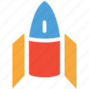 rocket, space, spaceship, transport