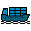 cargo, container, ocean, sea, ship, shipping, transportation