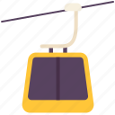 cable, car, float, transport, vehicle