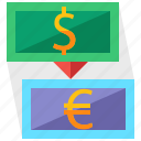 currency, dollar, euro, exchange, holiday, travel