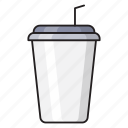 coffee, straw, glass, beverage, juice