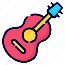 guitar, music, key, instrument, acoustic, musical, button