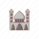 mosque, landmark, building, vacation, religious