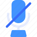 microphone, mic, audio, silence, mute