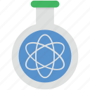 atom, atom flask, lab, molecule, sample flask