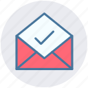 accept, email, envelope, letter, mail, message, open envelope