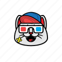 avatar, cat, face, smile, snapback