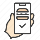 burger, food delivery, mobile app, food service, takeaway, untact