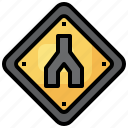 merge, regulation, warning, direction, road, sign