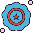 achievement, badge, prize, usa