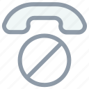 ban sign, call, communication, telecommunication, telephone, telephone receiver