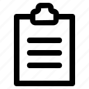 checklist, document, list, menu, paper, ui