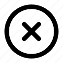 remove, delete, cross, ui, cancel, button, close