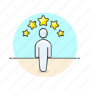 rating, user, account, avatar, person, profile, star