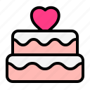 cake, love, romance, valentine, wedding